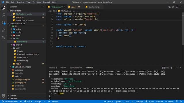 File Upload in Node Js Express application смотреть онлайн
