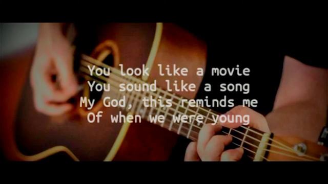 Adele - When We Were Young - KARAOKE ACOUSTIC VERSION