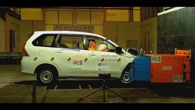 Daihatsu Xenia ASEAN NCAP crash test смотреть онлайн