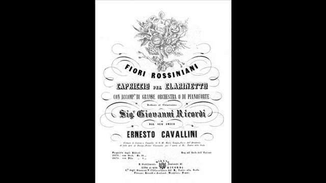 Ernesto Cavallini "Fiori Rossiniani" (part 2) смотреть онлайн