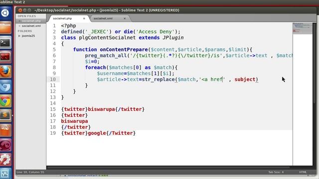 How to Create Joomla 2.5 Plugin - Ep 2 - Create Shortcode Replacement Socialnet Content Plugin смотреть онлайн