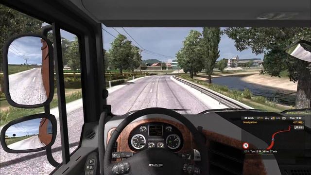 ETS 2 DAF interior engine sound rework final смотреть онлайн