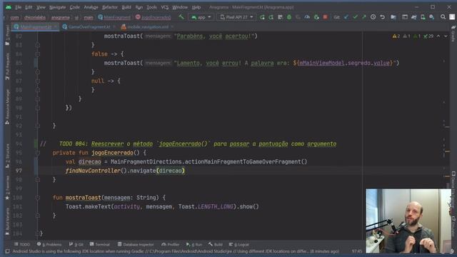 Passando informações entre Fragments com navArgs no Android com Kotlin смотреть онлайн