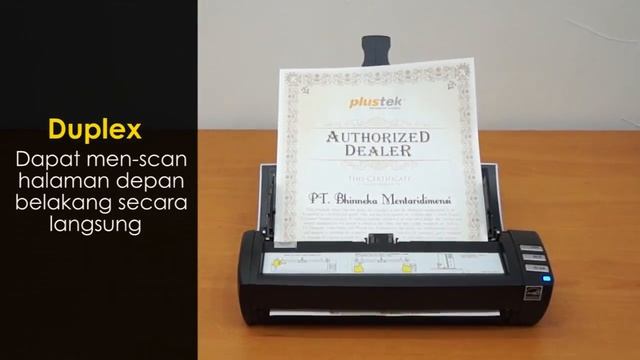 Plustek MobileOffice AD470 Scanner ADF Dokumen Kertas F4 Folio A4 смотреть онлайн