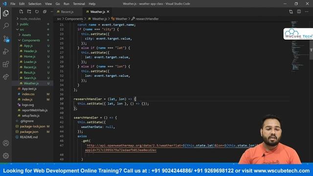 Research the Recent Searched Data in React JS | Search Filter Tutorial - in Hindi #61 смотреть онлайн