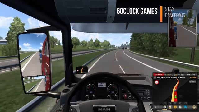 Overnight Freight Transport -EURO TRUCK SIMULATOR Transporting DRILLER D 50 From Tartu to Linkoping смотреть онлайн