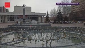Красноярские фонтаны включили в тестовом режиме