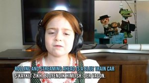 Der Vagon der Bloyer - Голубой вагон in Yiddish (Dinah Slepovitch)