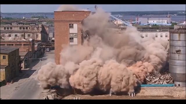 Best Building Demolition Compilation, Controlled Explosion, Explosive Building Demolition