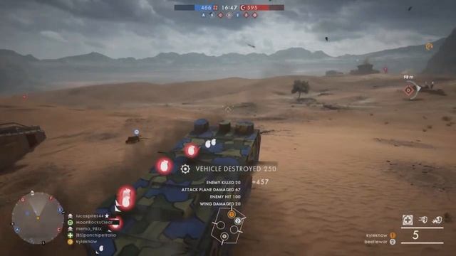 Shooting down Planes with the assault tank! [Battlefield 1] смотреть онлайн