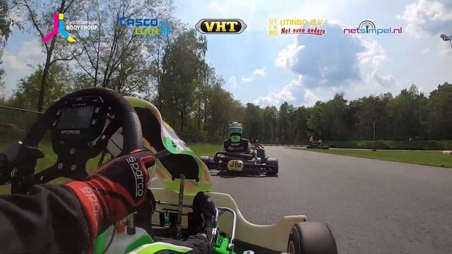 Onboard Full Pre Final Eindhoven Round 2 Dutch Rotax Max Challenge 2023 | Rotax Max Senior смотреть онлайн