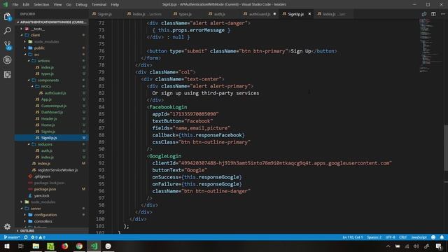 API Authentication with Node Part #18 - React Higher Order Components смотреть онлайн