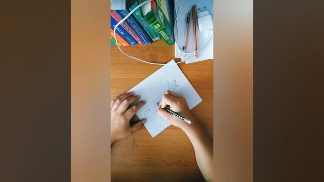 Как нарисовать лёгким способом самолёт посожирский смотреть онлайн