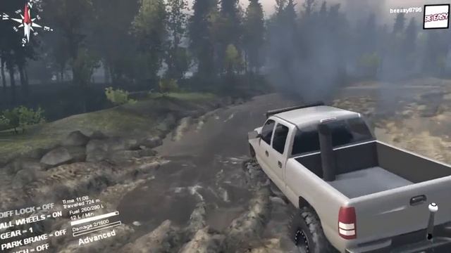 Spintires Chevy 2002 Duramax 2500 смотреть онлайн