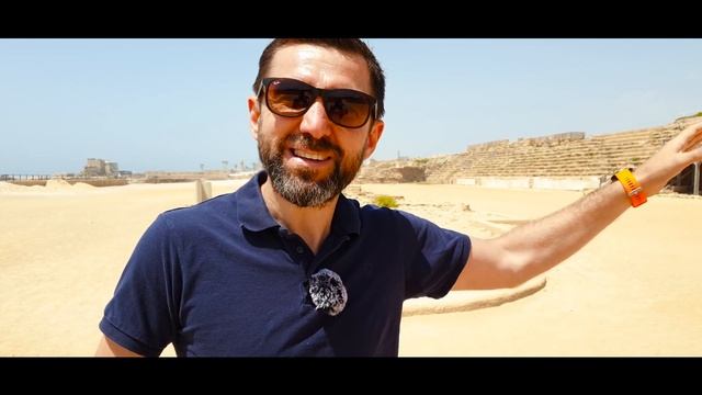 Caesarea, Israel, travel vlog | Кейсария-Израиль-Виртуальные путешествия-4k смотреть онлайн