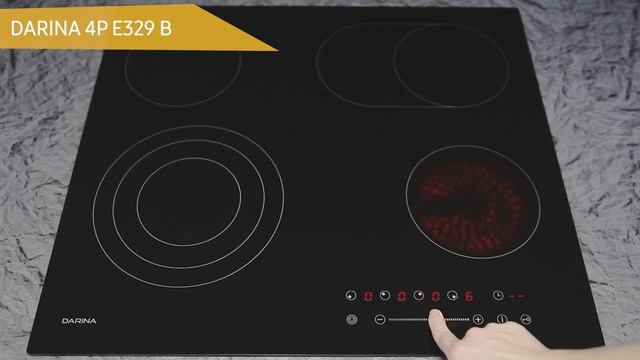 Электрическая варочная панель DARINA 4P E329 B смотреть онлайн
