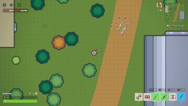 zombsroyale.io - сколько побед? геймплей, Новогодние пострелушки. смотреть онлайн