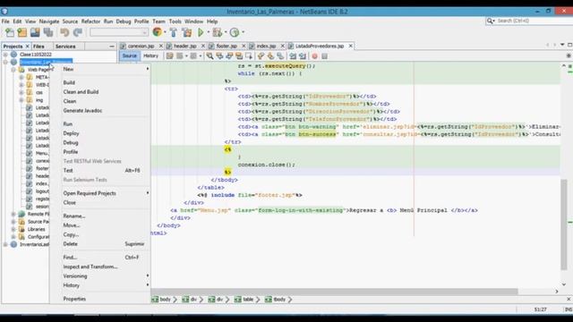 Páginas JSP, MySQL, Tomcat (Sesión) смотреть онлайн