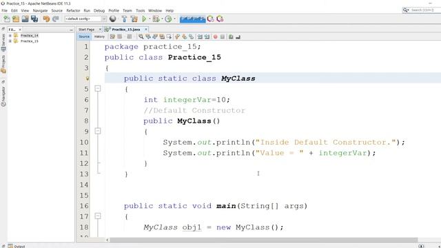 16.Java Baic Constructor смотреть онлайн