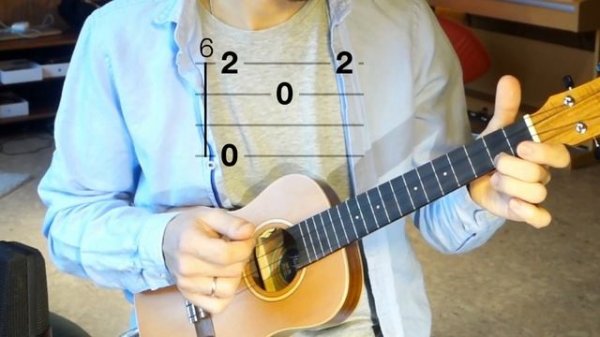 Самая известная и красивая песня Стинга на укулеле (Shape of my heart on Ukulele)