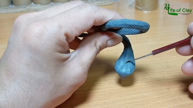 Sculpting Samar Cobra (Naja Samarensis)_Polymer Clay_Life Of Clay