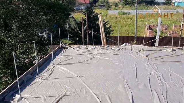 ? Проливка монолитной плиты перекрытия. СТК "Атлант" г. Ярославль, смотреть онлайн