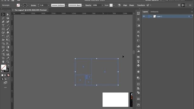 Golden ration | Illustrator 6-dars