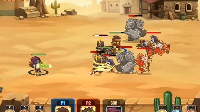 Флеш игра(Mighty Knight 2)Играю с другом смотреть онлайн