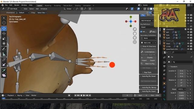 Blender Auto-Rig Pro Tutorial : Finnick Rig and Animation Test : Rig Anything with Auto Rig Pro смотреть онлайн