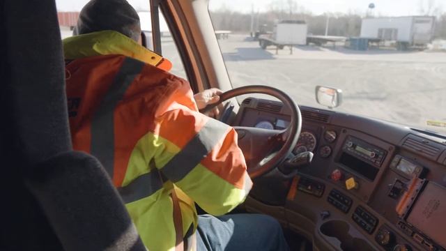 How to back a tractor-trailer 90 degrees смотреть онлайн