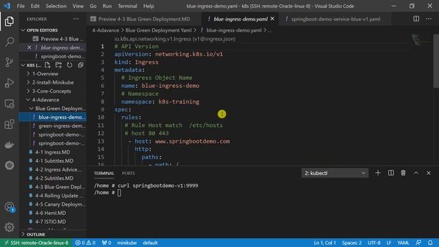 Kubernetes Blue Green Deployment смотреть онлайн