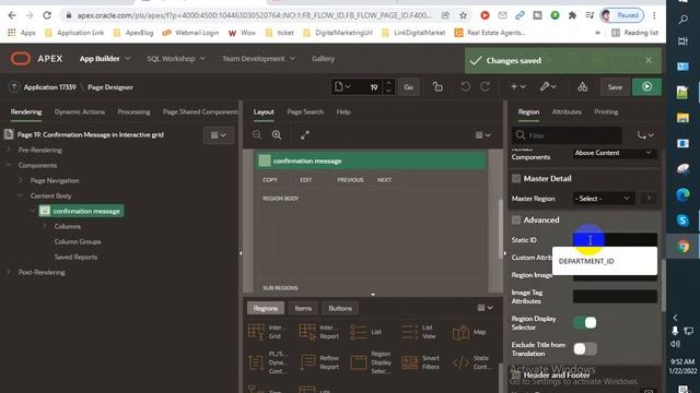 Confirm Message grid saving in Oracle APEX смотреть онлайн