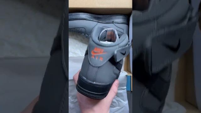 Respect Nike Air Force 1 Mid (черно-серые) интернет- магазин "Light Step" #shorts смотреть онлайн