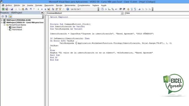Curso VBA para Excel - Clase 13 Validar el ingreso de datos duplicados con Inputbox смотреть онлайн