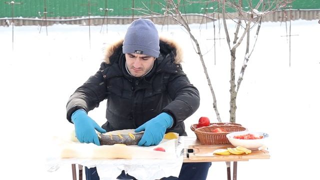 Запрещённая РЫБА из Севера на мангале. МУКСУН смотреть онлайн