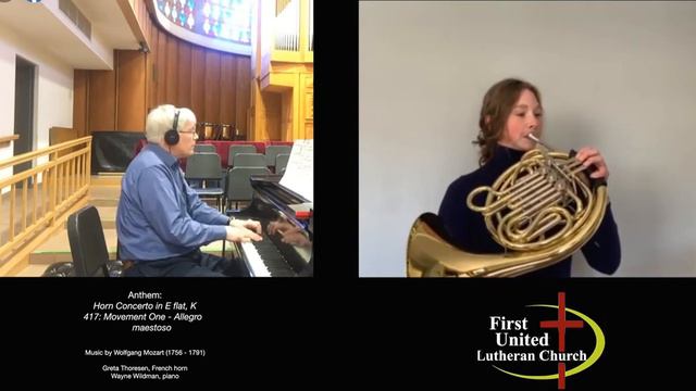 Greta Thoresen "Horn Concerto in E flat, K 417:Movment One- Allegro maestaso" смотреть онлайн