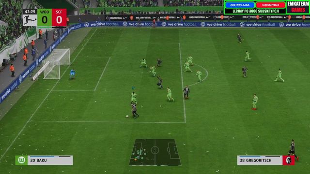 FIFA 23 | Bundesliga | 2022/2023 | Wolfsburg - Freiburg смотреть онлайн