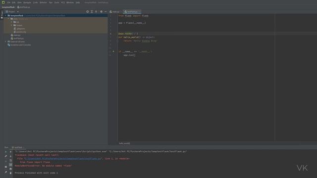 How to INSTALL FLASK in PYCHARM for PYTHON смотреть онлайн