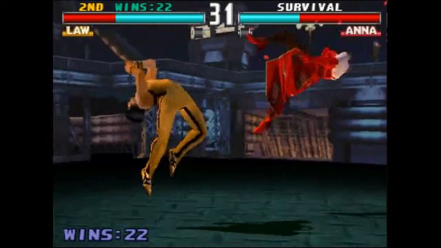 Tekken 3 Survival: Law - 47 Wins [Hard] смотреть онлайн