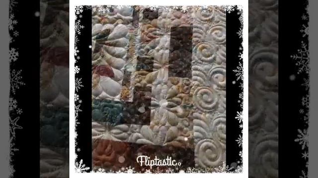 Лоскутный стеганый плед" Разноцветные вертушки". смотреть онлайн