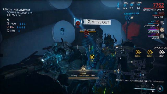 Warframe Tethys (Saturn) Mission Defection level 80-100 смотреть онлайн