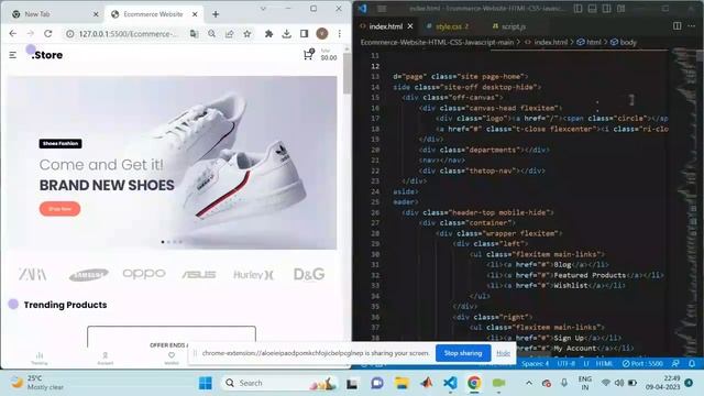 e-commerce website using html,css and java смотреть онлайн