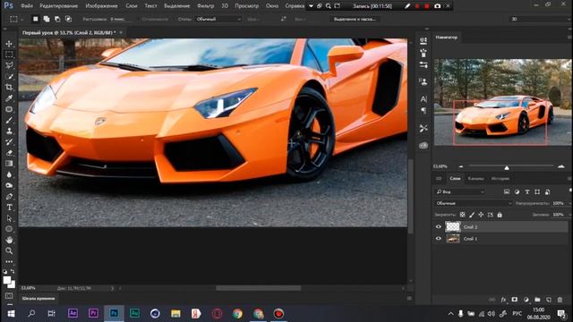 PHOTOSHOP ДЛЯ НАЧИНАЮЩИХ. Урок 1 - Панель инструментов + ссылка на программу смотреть онлайн