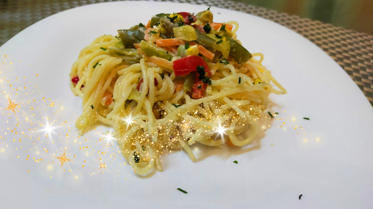 САМЫЕ вкусные спагетти с овощами и фетой! Ужин за 30 минут!