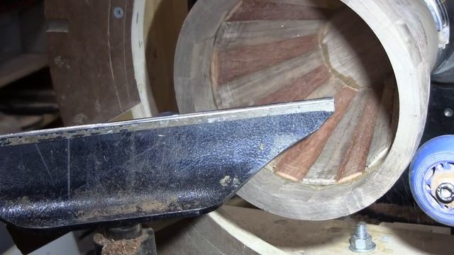 Wood Turning Staved Bowl from Jatoba and Walnut смотреть онлайн
