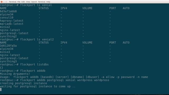 Flockport Deploy Databases смотреть онлайн
