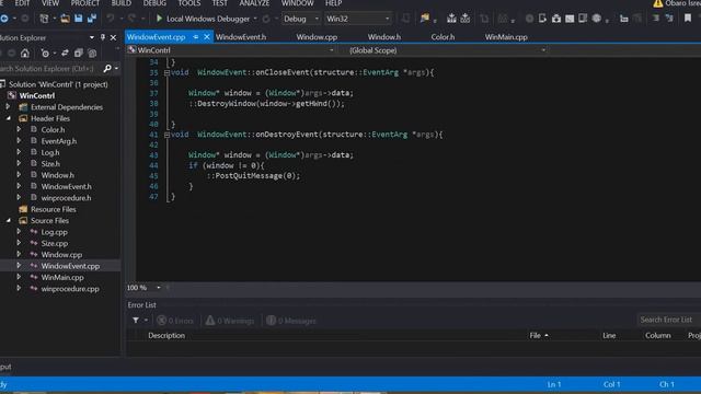 Simple Window Class Build Win32 API смотреть онлайн
