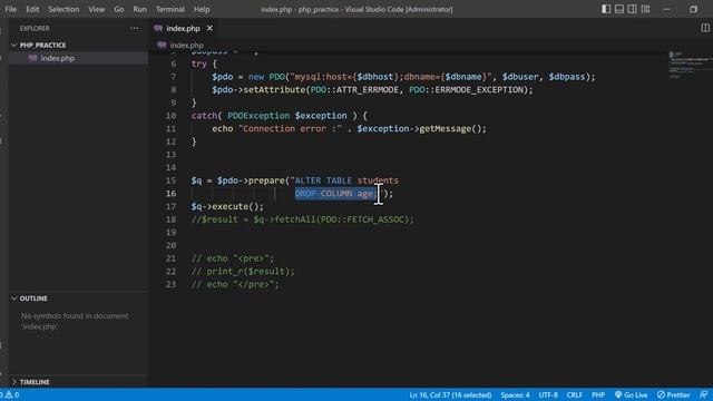 61. ALTER table | PHP Tutorial | Basic to Advanced | PHP 8.2 смотреть онлайн