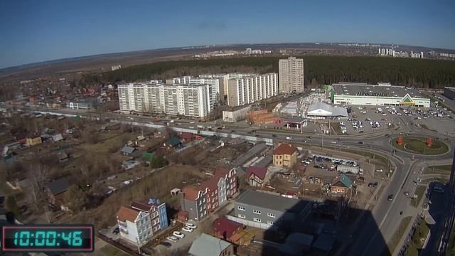 Таймлапс 24 часа за 2 минуты Пермь / Timelapse Russia Perm` смотреть онлайн