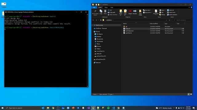 GIT Merge Abort смотреть онлайн